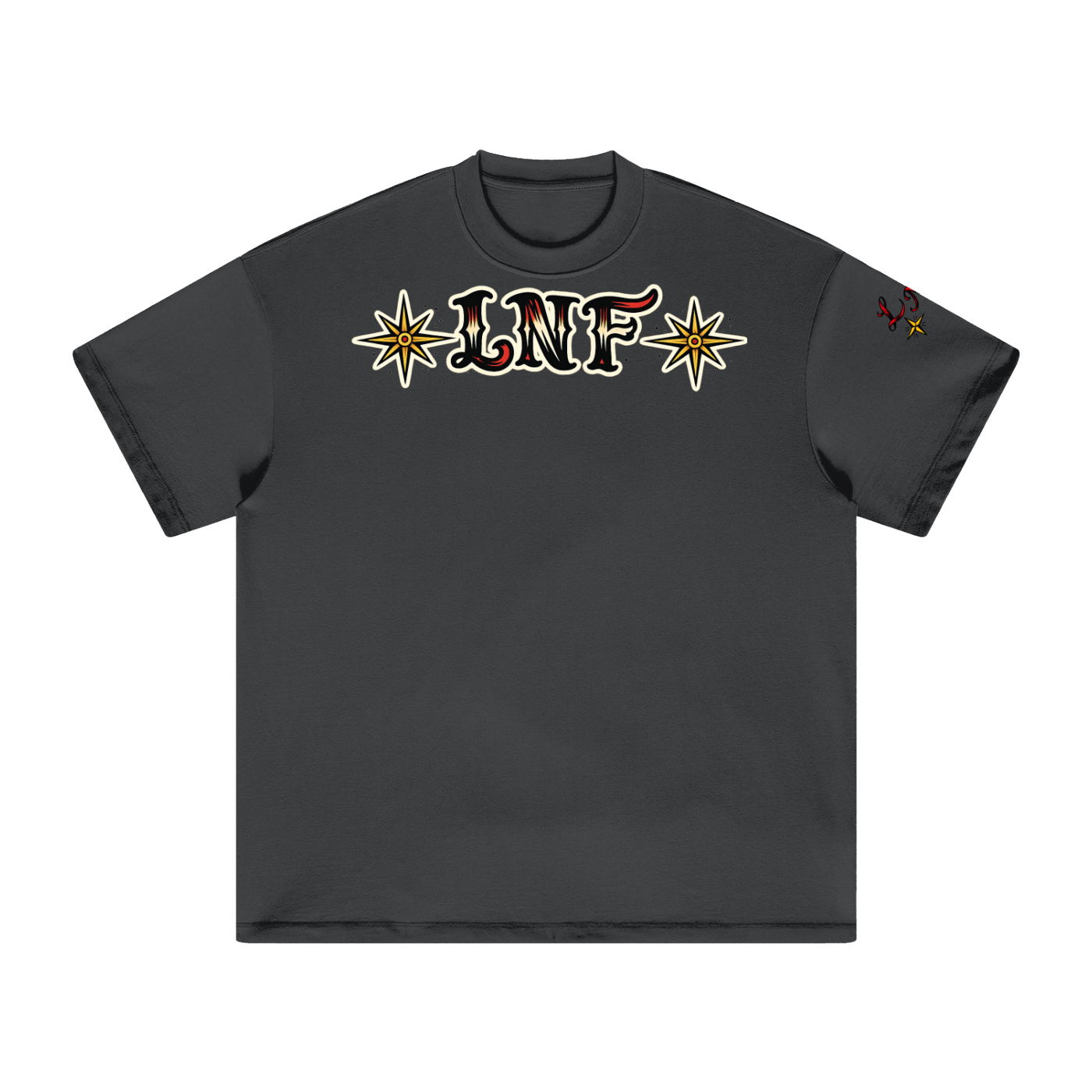 “Deadweight shoulder hit” Heavyweight Earth Tone T