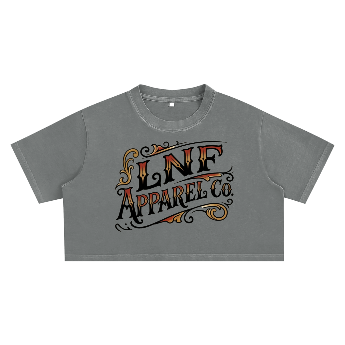 Muscle Mami Snow Washed Crop Top