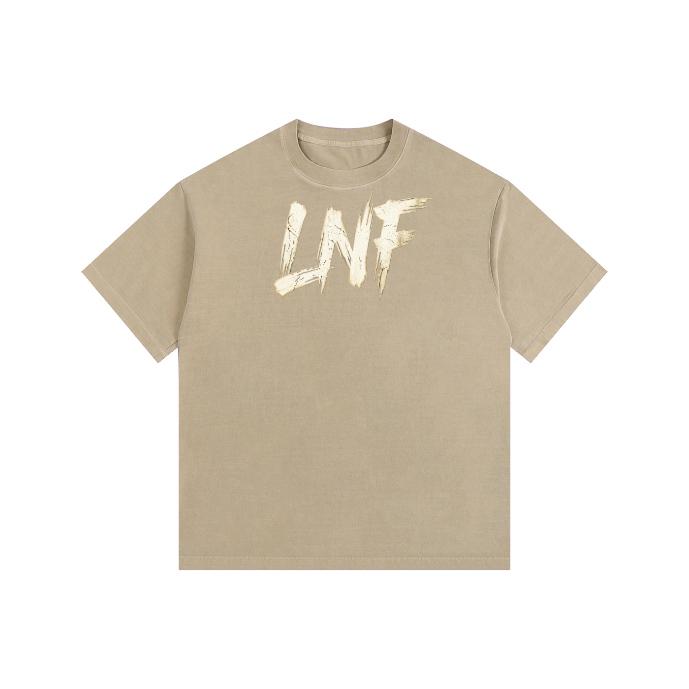 Crane Vintage Washed Oversized Cotton T-Shirt