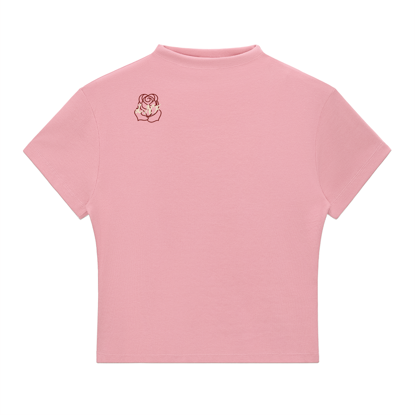 Heavy Liftin’ womens Slim Fit Mock Neck T-Shirt