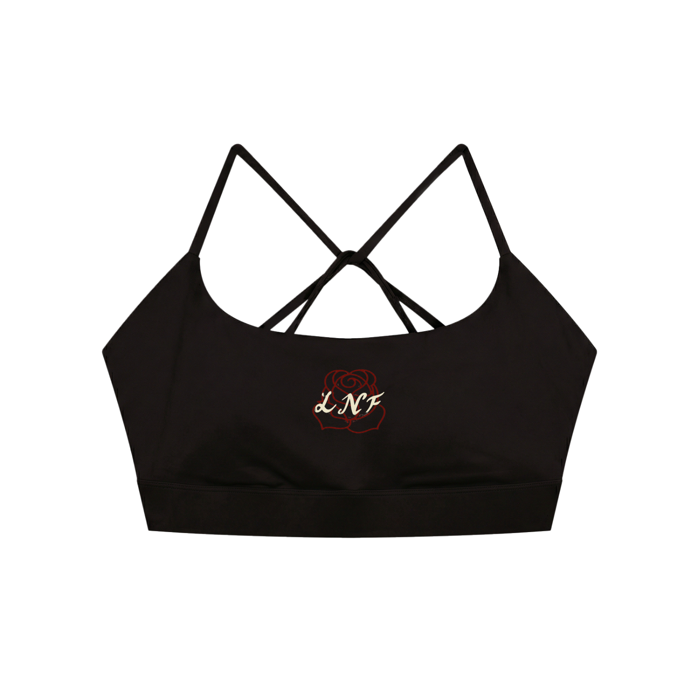 LNF Strappy Criss Cross Yoga Sports Bra