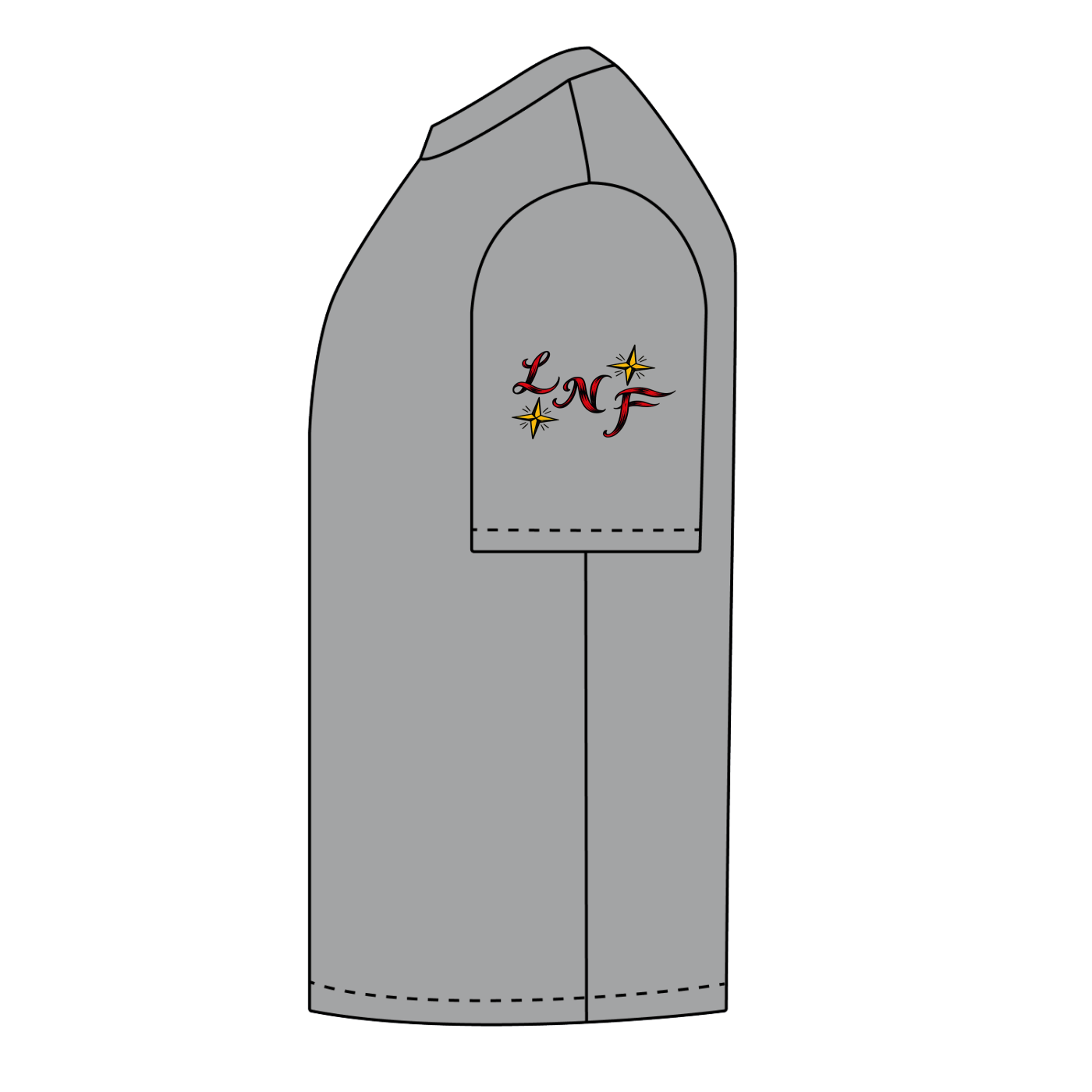 “Deadweight shoulder hit” Heavyweight Earth Tone T