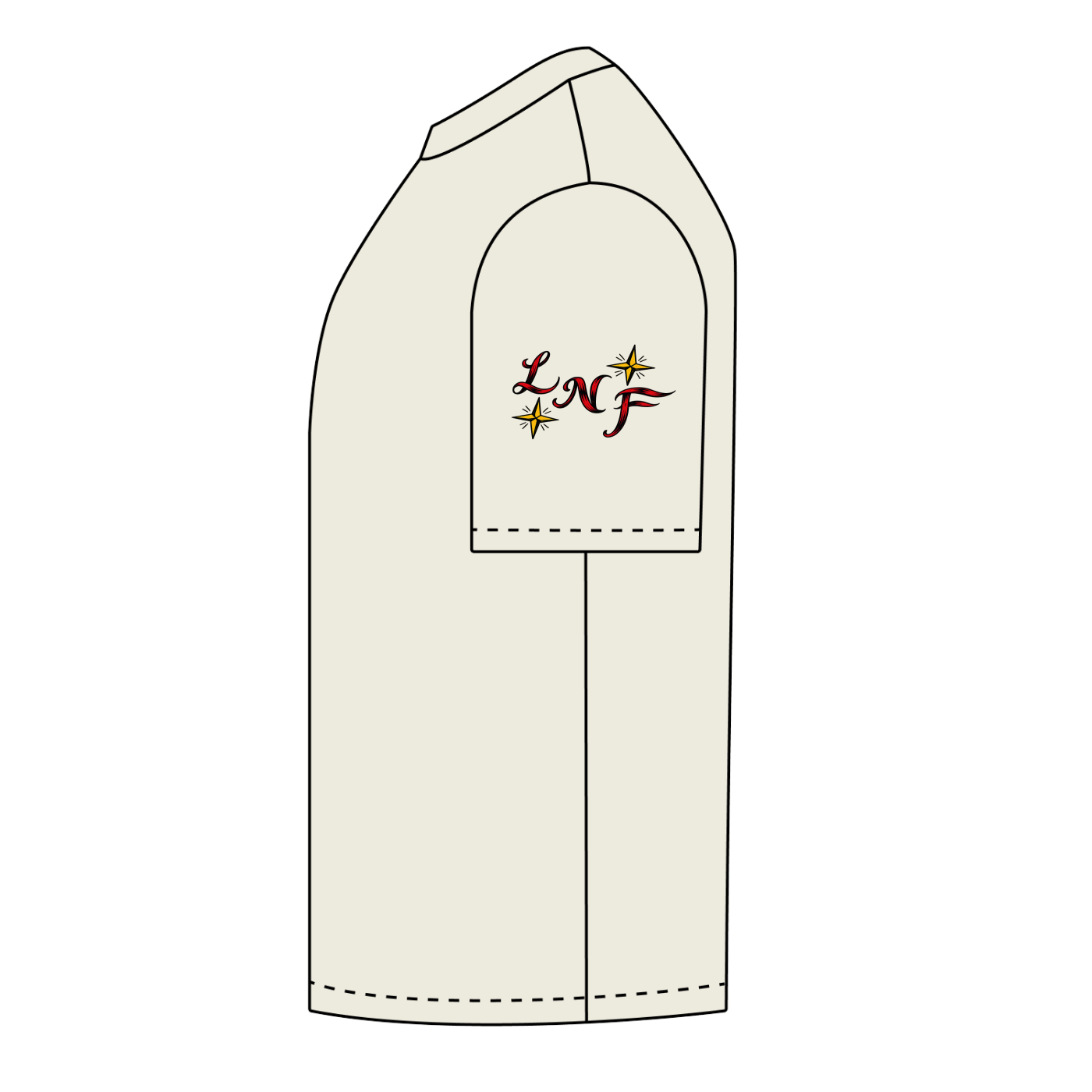 “Deadweight shoulder hit” Heavyweight Earth Tone T