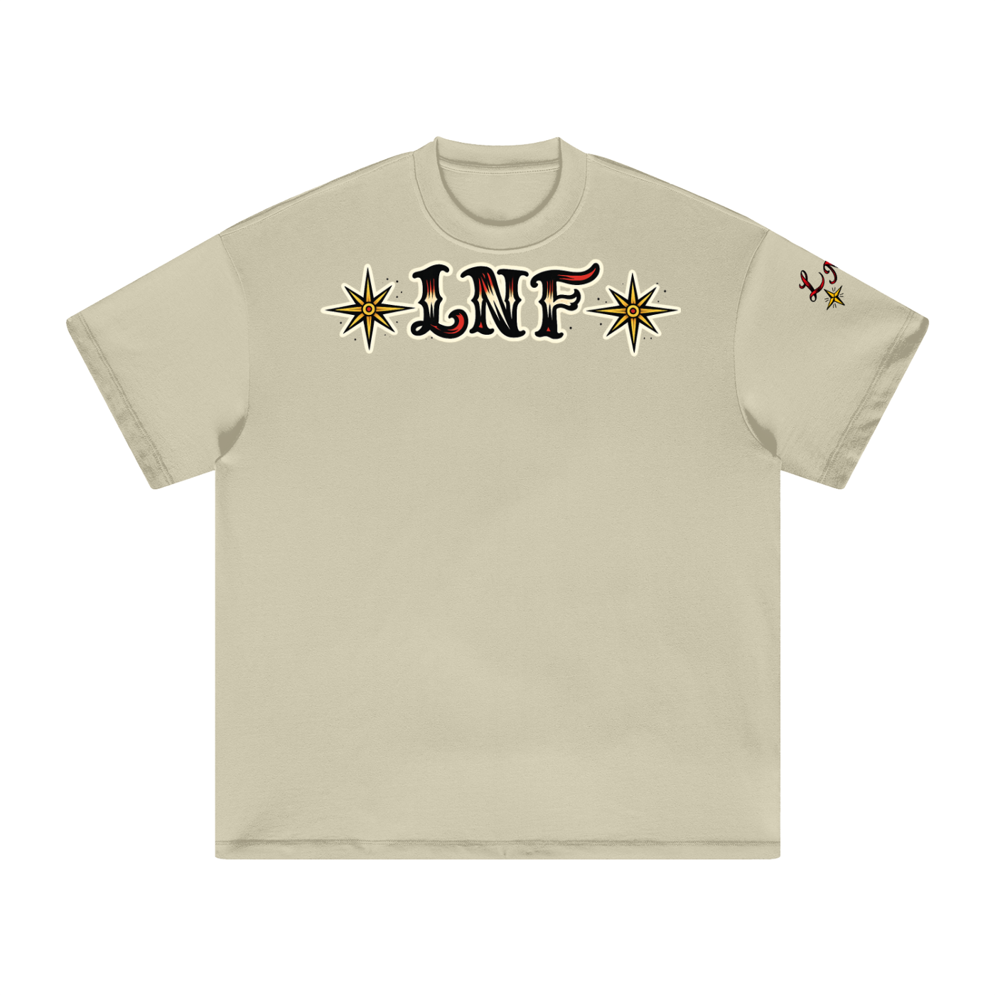 “Deadweight shoulder hit” Heavyweight Earth Tone T